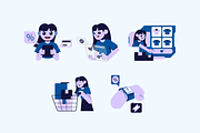 Cyber Monday Illustration Pack, a Seasonal Illustration by Loin Studio (Thumbnail 3 of 4)