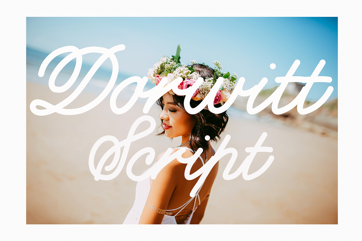Dorwitt Script .ttf Font, a Script Font by dorisfullgrabe (Photo 1 of 6)