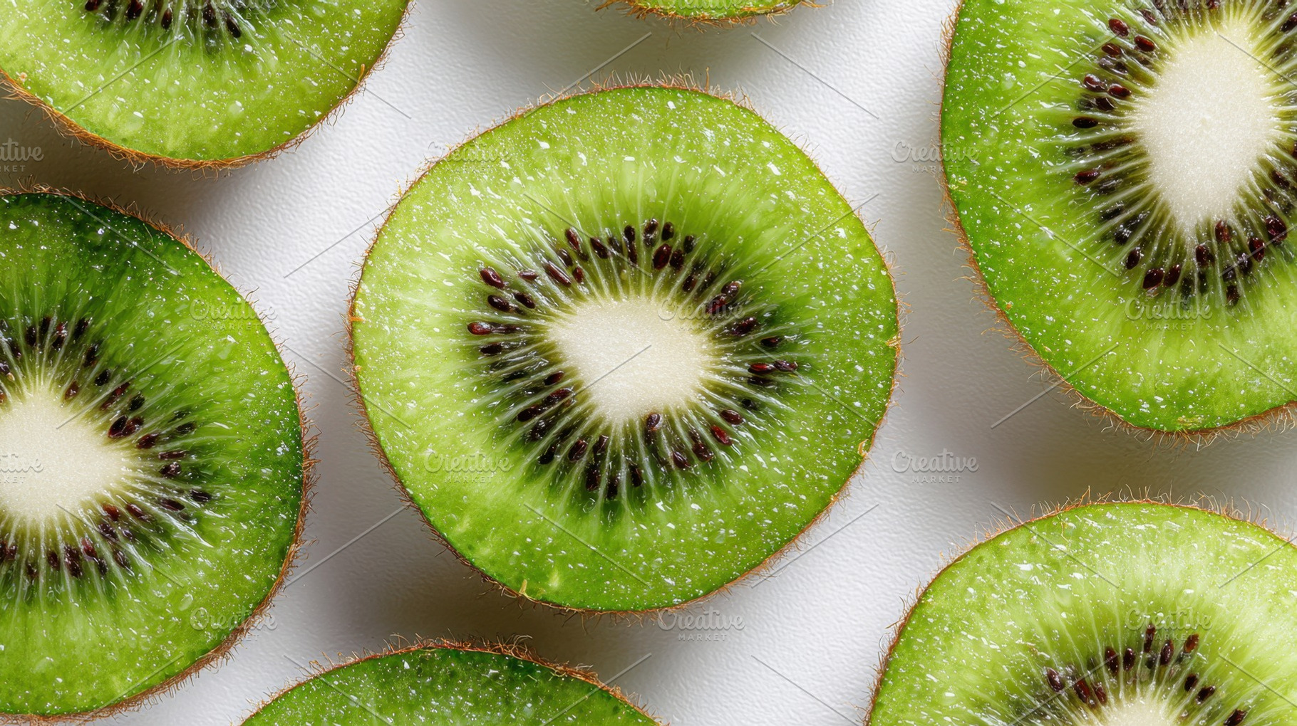 Fresh sliced kiwis for snacking, a Photo by Beautiful things