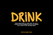 Foody Hokan - Food Font, a Handwritten Font by Iqsiart Studio (Thumbnail 2 of 7)