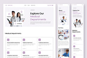 Medihealth - Medical Website Framer, a Websites & App Template by peterdraw (Thumbnail 2 of 6)