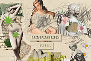 VINTAGE WOMEN COLLECTION | COLLAGES, an Object Graphic by Natali Batu (Thumbnail 14 of 19)