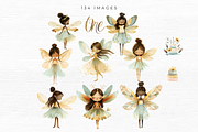 Fairy Garden Clipart, 134 PNG, a Decorative Illustration by EllyandLima (Thumbnail 7 of 10)