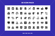 50 Computer peripherals icons, an Icon by Wencory (Thumbnail 1 of 2)