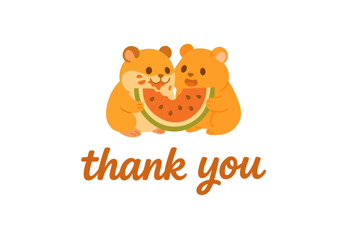 Cute Hamsters Clipart Set, an Animal Illustration by ananastya (Photo 3 of 3)