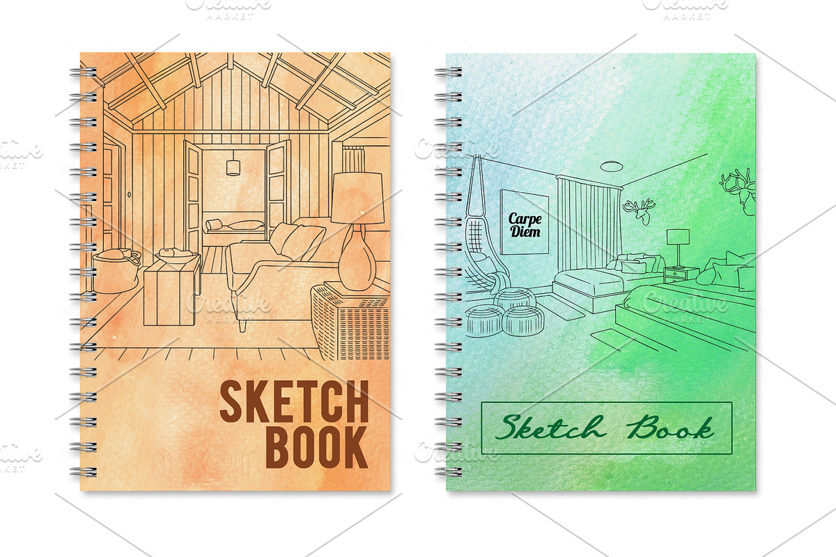 Bedroom & Living Room Line Art Vol 3, an Illustration by Graphic Cook (Photo 5 of 5)