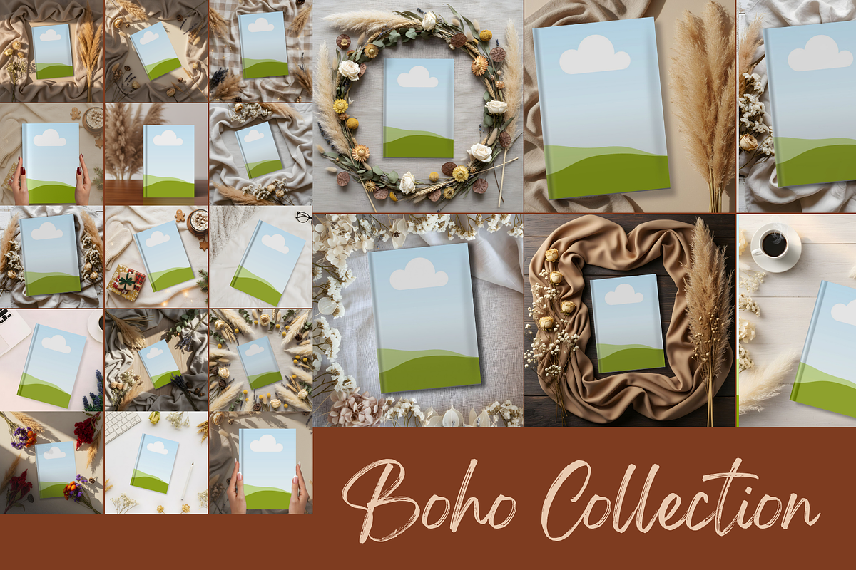 Book Mockup A4 Canva Template Bundle, a Books & Magazine Mockup by GraphiCarola (Photo 5 of 13)