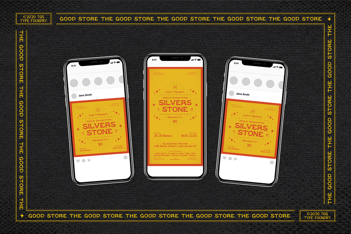 Wornout + Extras, a Sans Serif Font by The Good Store (Photo 9 of 10)