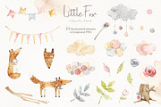 Little Fox Collection, an Animal Illustration by svetsum (Thumbnail 3 of 9)