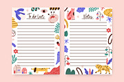 To do list and notes templates, a Decorative Illustration by Good Studio (Thumbnail 1 of 3)