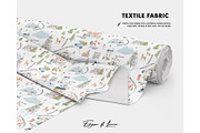 Whimsical Christmas Village pattern, a Pattern Graphic by Milatoo (Thumbnail 3 of 4)