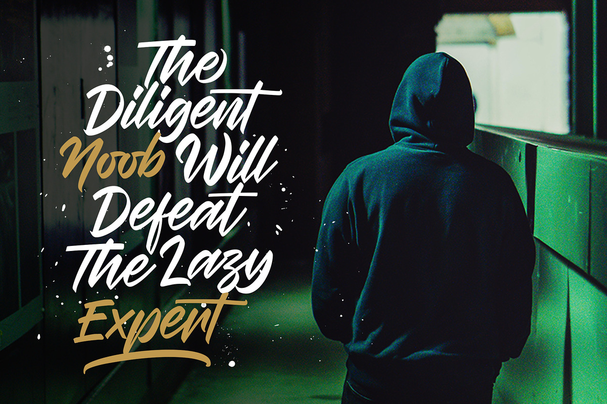 Brothership - Freestyle Brush Font preview 3