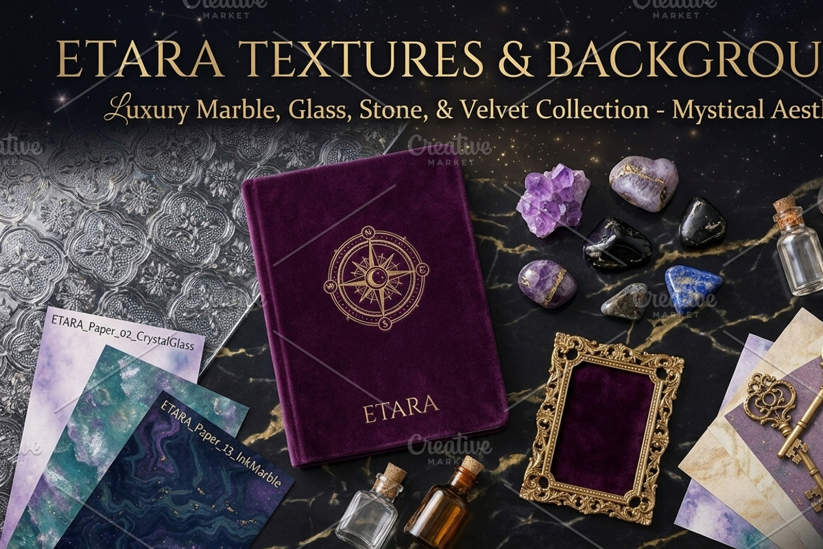 ETARA Mystical Mockup Pack, an Object Graphic by ETARA by Mea Hau (Photo 7 of 60)