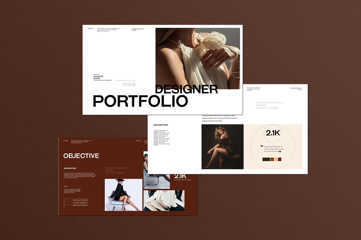Designer Portfolio Template preview 6