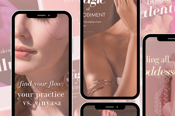 Glam Instagram Canva Templates preview 6