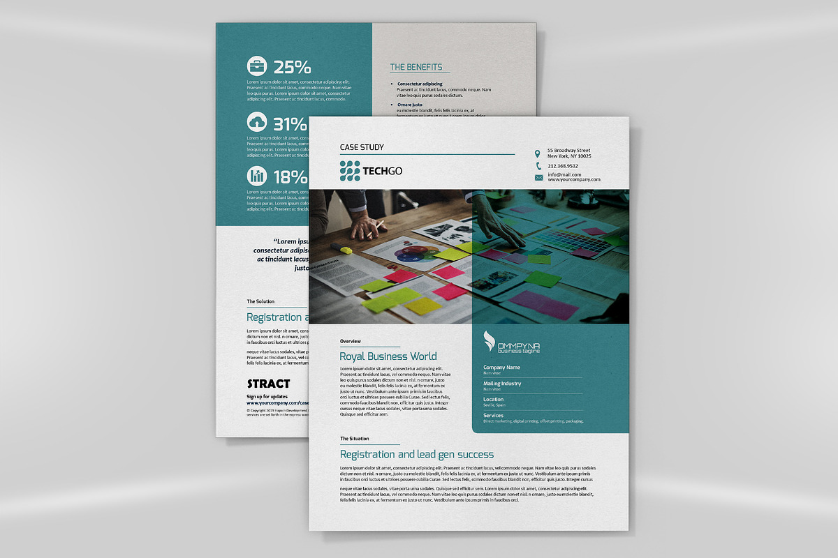 Case Study, a Brochure Template by MadridNYC (Photo 3 of 3)