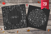 70 CANADA hand drawn elements!, a Graphic by Natasha-Pankina.com (Thumbnail 2 of 9)