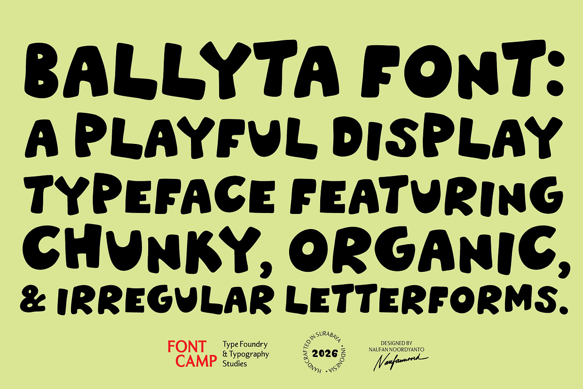 Ballyta Font, a Handwritten Font by Fontcamp Type Foundry (Photo 2 of 18)