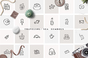TRAVEL ICONS COLLECTION, an Outline Icon by Luna Dreams (Thumbnail 6 of 8)