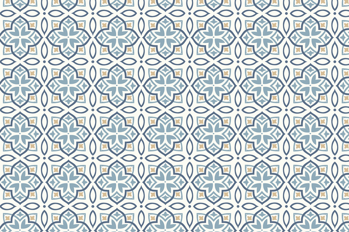 Arabic ornamental seamless patterns, a Pattern Graphic by Alonka's Illustrations (Photo 5 of 7)