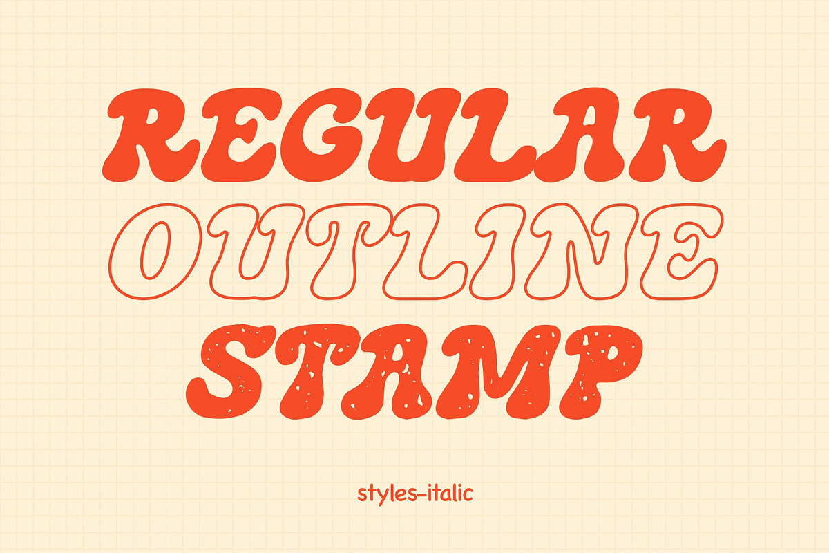 Weird Genius Fontvv- Groovy Font, a Handwritten Font by ariodsgn (Photo 7 of 9)