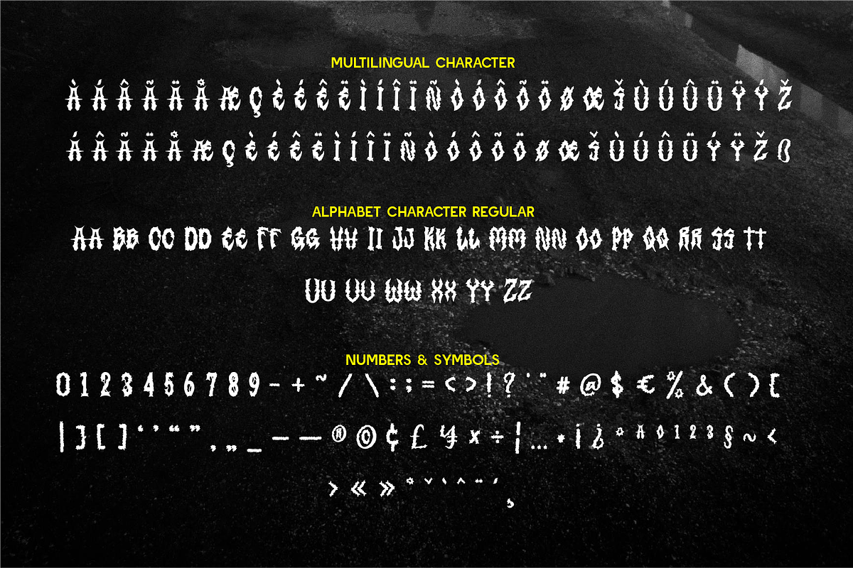 Metallon - Metal Decorative, a Blackletter Font by Indotype Foundry (Photo 6 of 10)