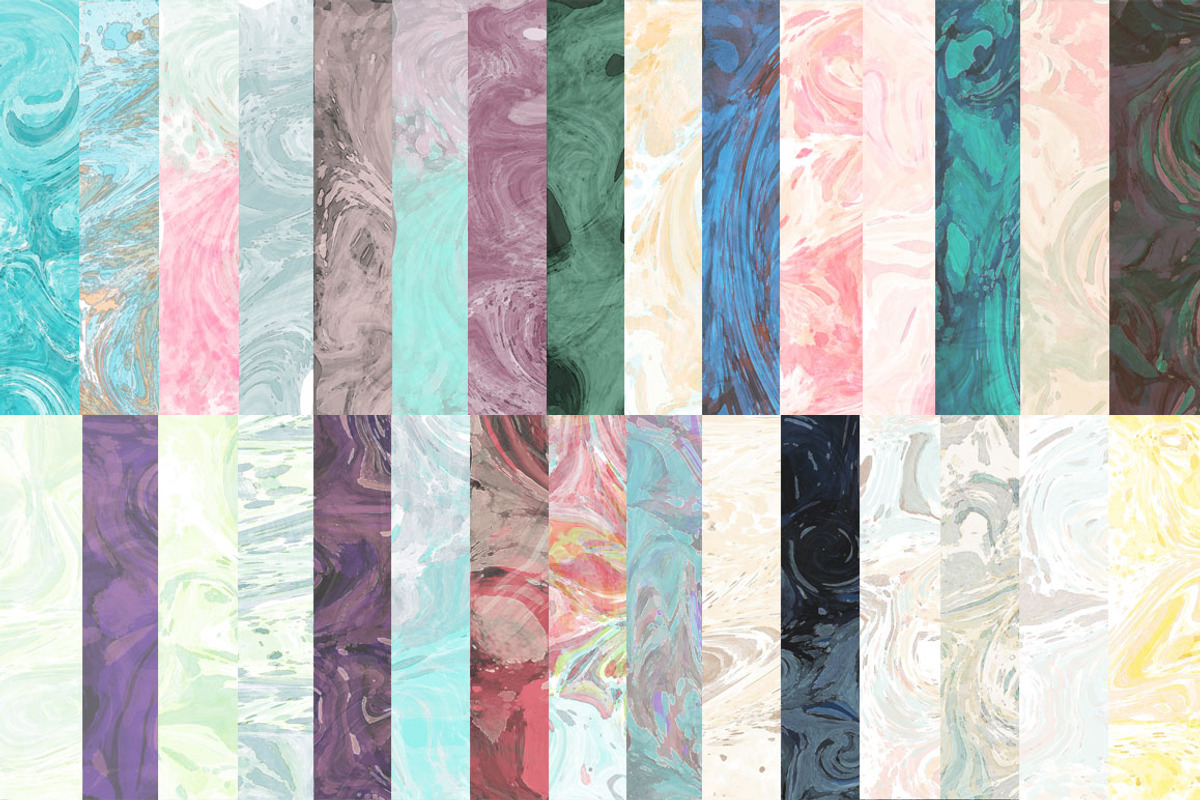 Marble Digital Paper Textures, a Texture Graphic by Transfuchsian (Photo 2 of 4)