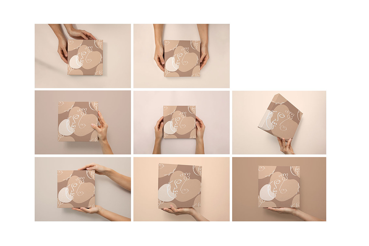 23 Gift Wrapping Mockup Bundle, a Packaging Mockup by bazarova (Photo 9 of 11)