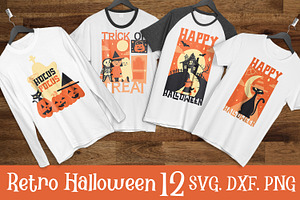 Retro Halloween Sublimation set