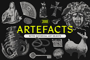 ARTEFACTS Academia Collage Kit, an Object Graphic by angelainthefields (Thumbnail 1 of 12)