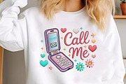 Call Me Xoxo Sublimation PNG Design, an Illustration by Designking (Thumbnail 4 of 6)