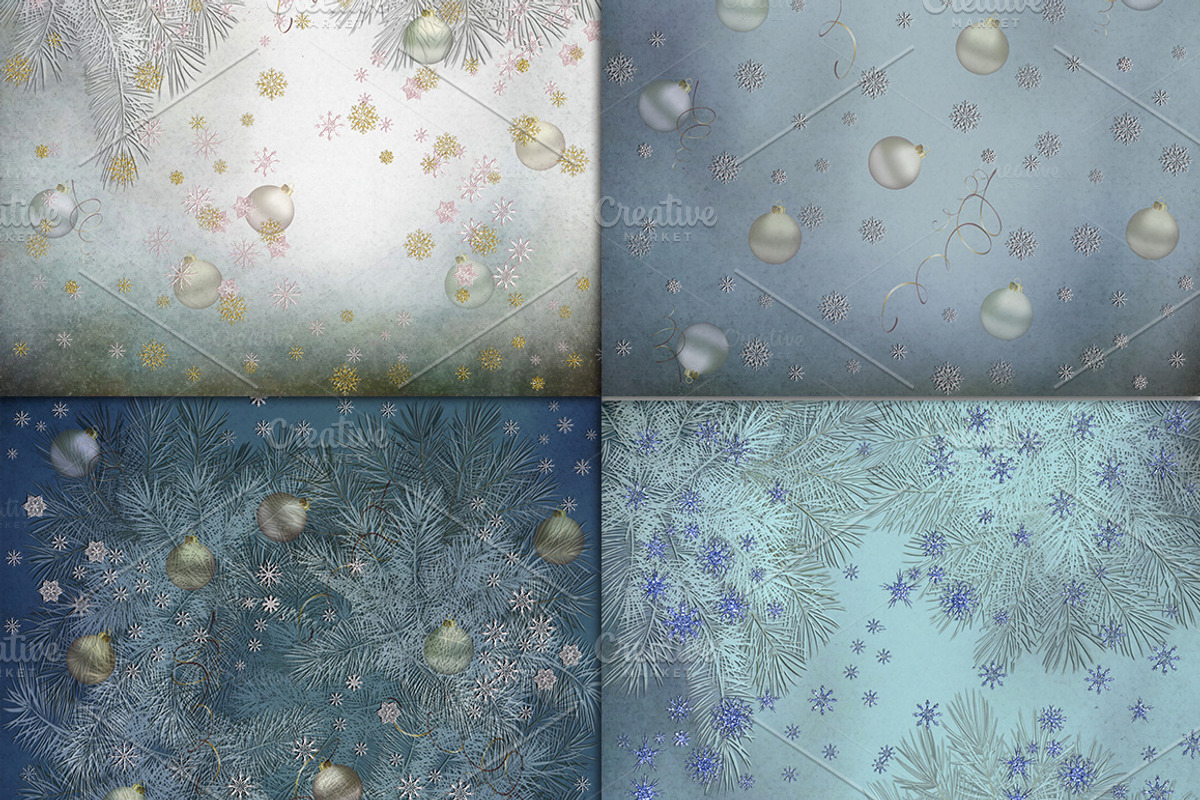 Christmas night scrapbook background, a Texture Graphic by Area (Photo 3 of 5)