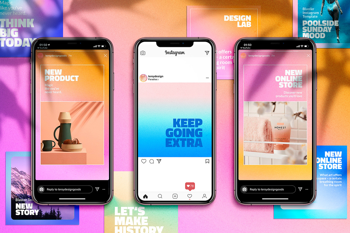 BLASTER - Canva Instagram Template, a Social Media Template by LEROY Design (Photo 4 of 4)