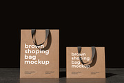 Shopping Bag Mockups, a Packaging Mockup by Graphicsfuel (Thumbnail 5 of 21)