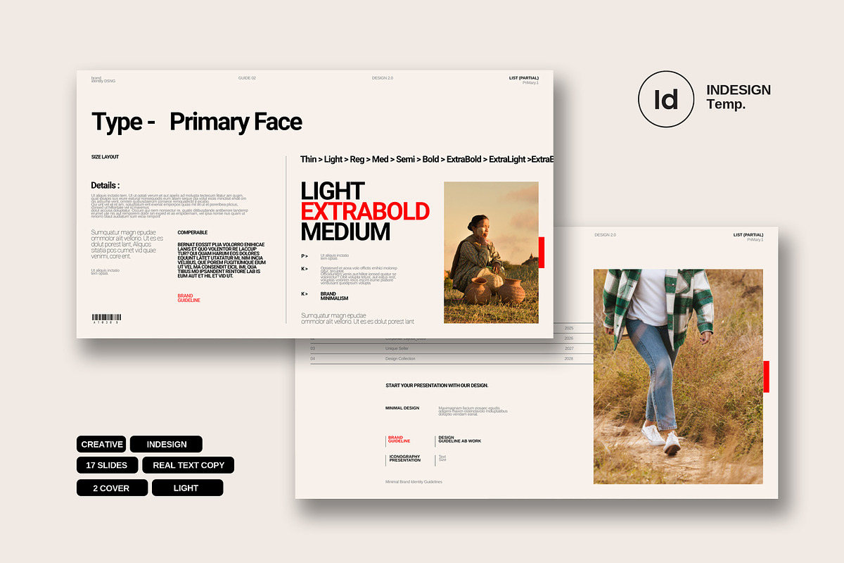 Brand Guideline InDesign Template, a Presentation Template by Work_Stock (Photo 2 of 6)