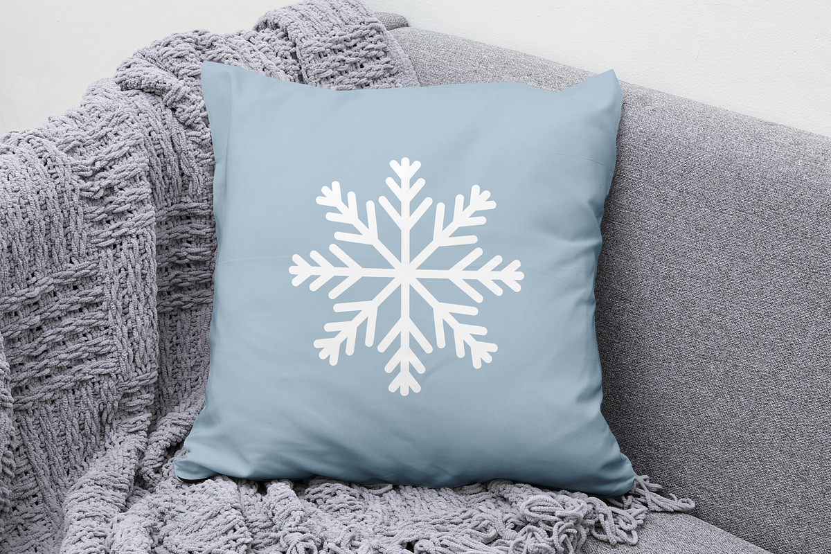 Winter snow flakes. Xmas icons set, an Object Illustration by Good Studio (Photo 7 of 12)