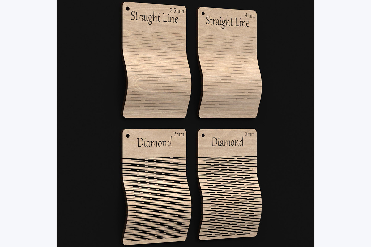 Flexible Living Hinges Laser Files, an Object Graphic by ThemeXDigital (Photo 7 of 9)