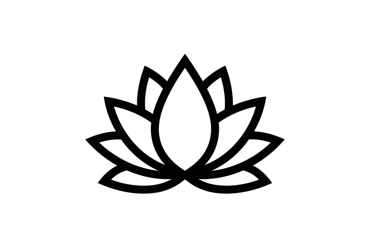 Lotus Flower Vector Icon Bundle, an Illustration by yasushie (Photo 50 of 51)