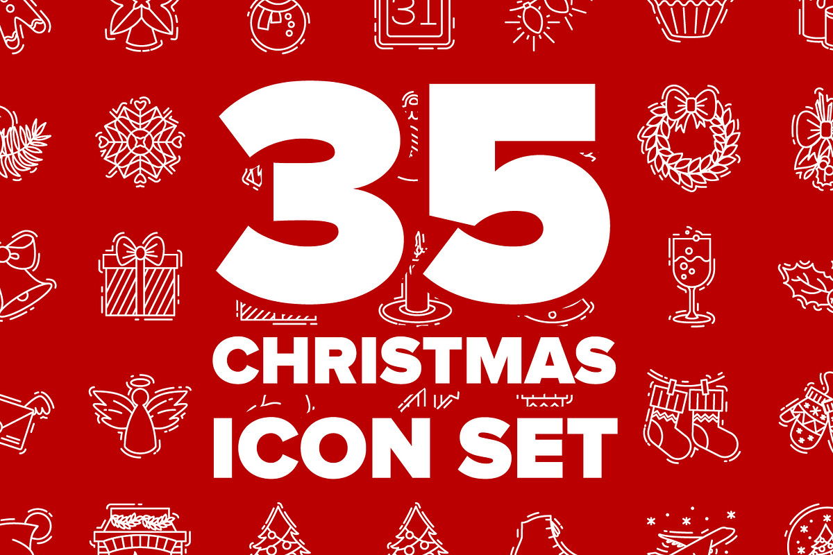 Outlined icon Christmas and New Year, an Icon by OctoPaper (Photo 1 of 4)