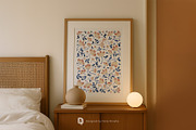 Peach Reverie Printable Wall Art, a Decorative Illustration by BloomToLife By Dona (Thumbnail 3 of 6)
