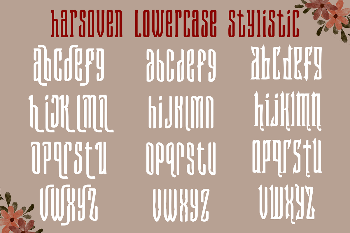 Harsoven Font, a Serif Font by madeDeduk (Photo 9 of 9)
