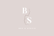 Feminine line drawing logo kit, a Branding & Logo Template by Tropical Type (Thumbnail 7 of 9)