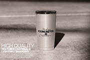 Silver Cone Tumbler Mockup, a Merchandise Mockup by Banana Mockups (Thumbnail 4 of 5)