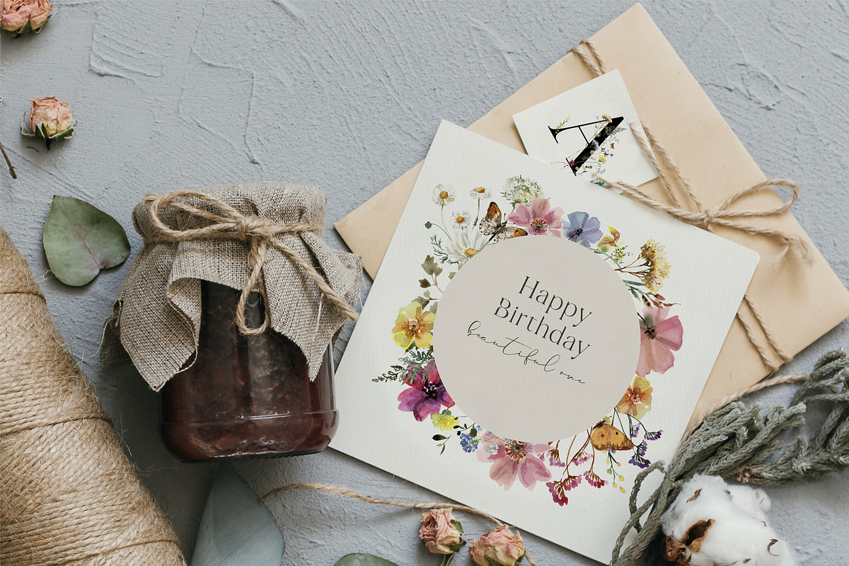 Meadow Wildflower Graphics, an Illustration by Twigs and Twine (Photo 4 of 14)
