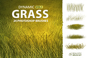 Grass Photoshop Brushes, a Brush Add-On by Mohamed Saber (Thumbnail 1 of 6)
