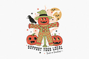 Vintage Halloween Sublimation Bundle, a Work Illustration by CreationArt (Thumbnail 2 of 12)