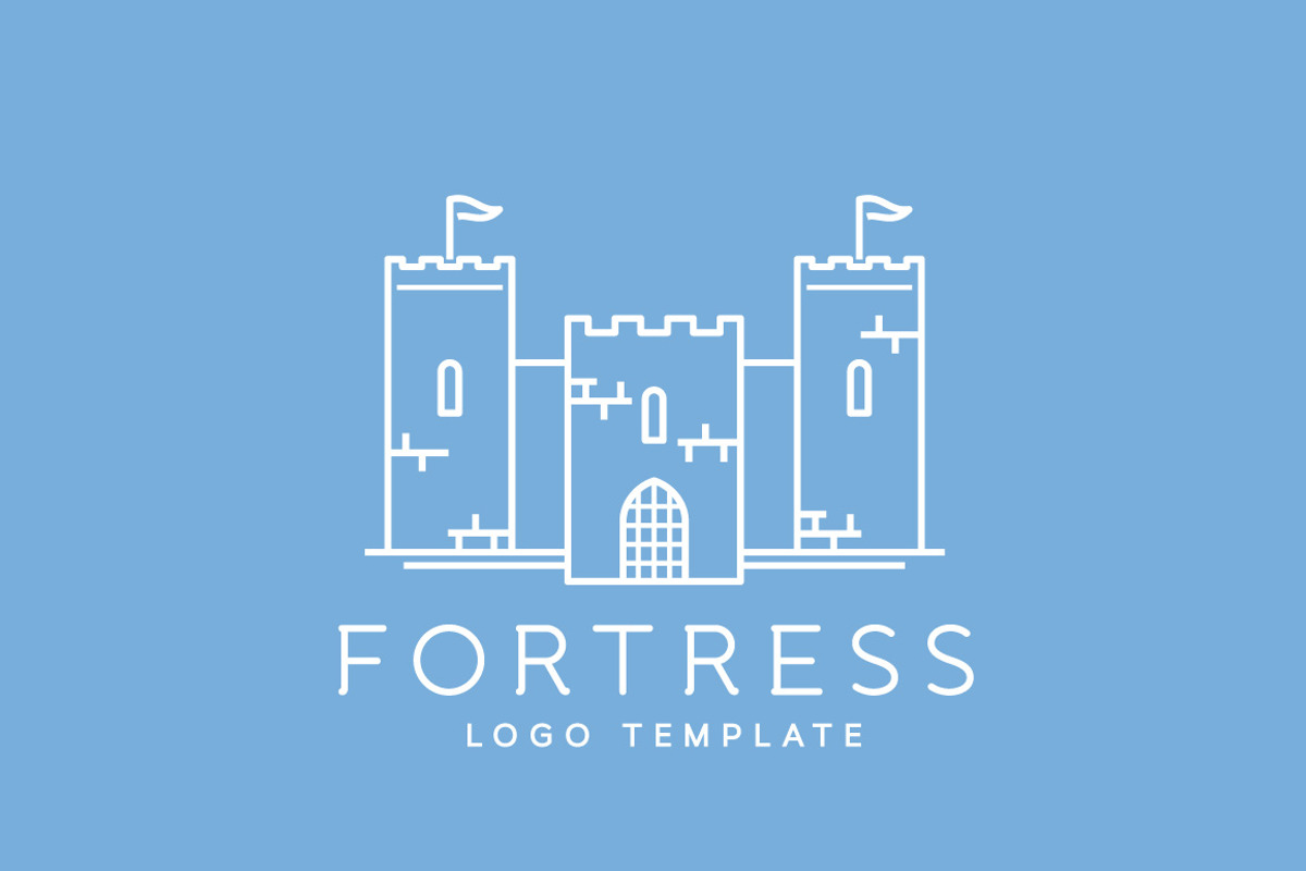 Line Style Vector Castle Logos, a Branding & Logo Template by Createvil (Photo 6 of 6)