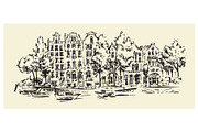 Amsterdam Hand Drawn Sketches, an Illustration by Penndpaper (Thumbnail 12 of 16)