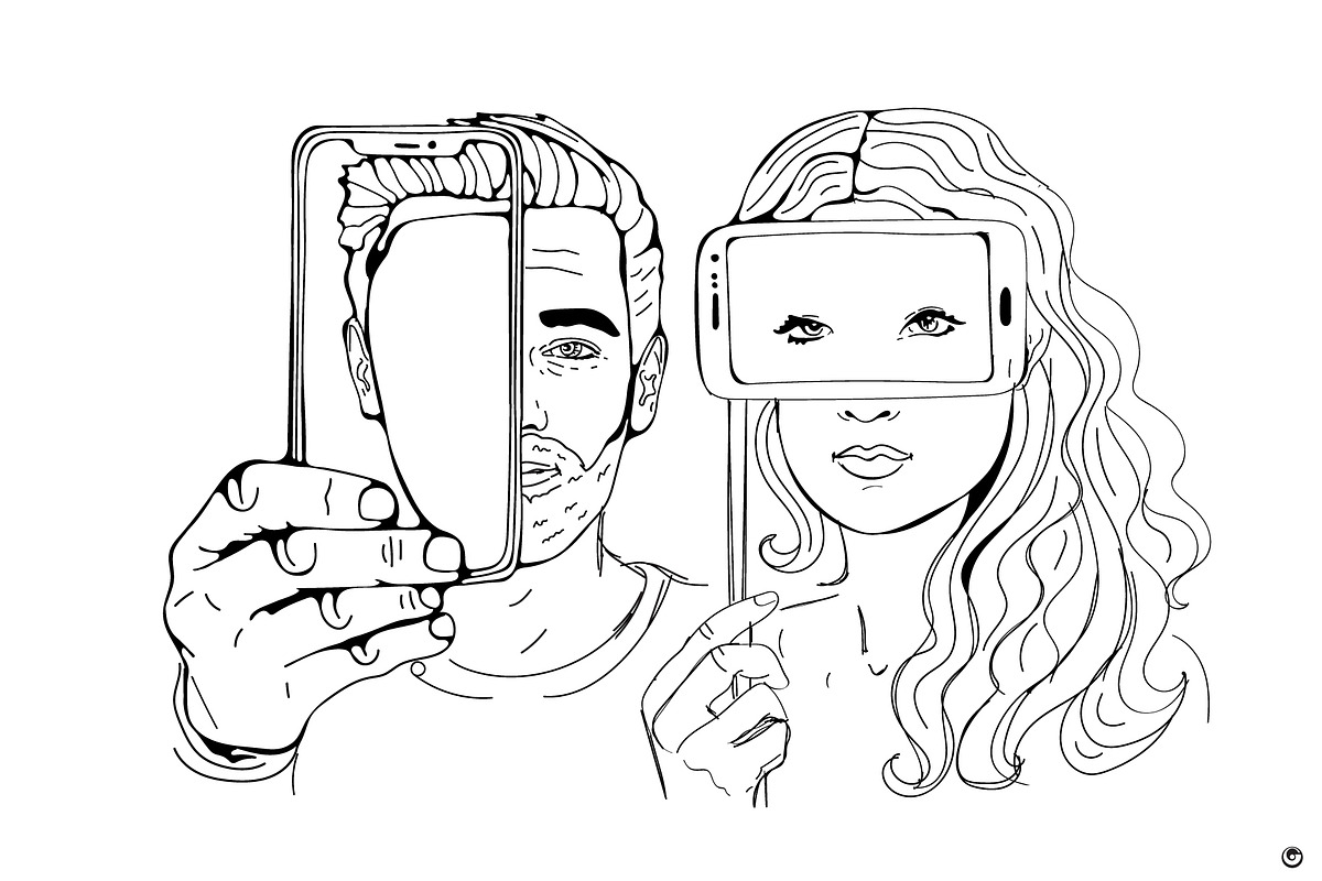 Social media, an Object Illustration by Olillia (Photo 7 of 8)