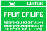 Fruit of life font, a Font by weknow (Thumbnail 1 of 8)